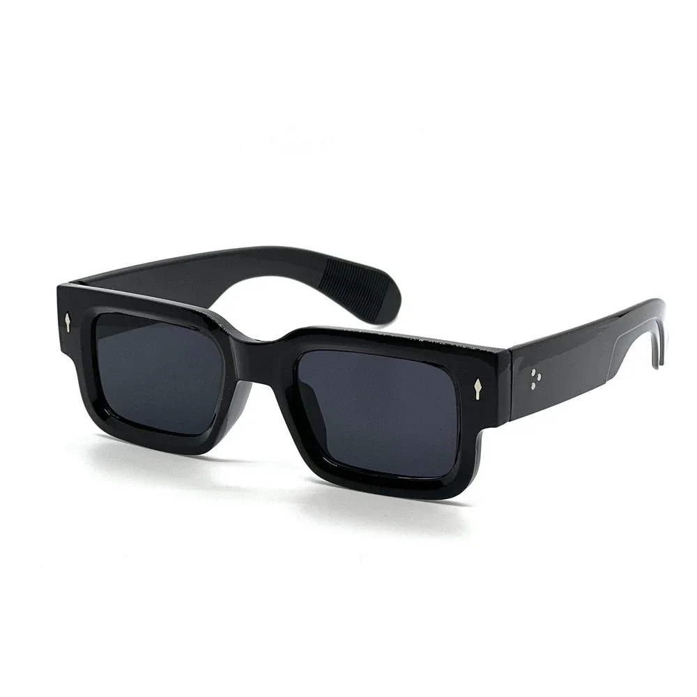 Square Frame Sunglasses for Men‎ Retro Black Sun Glasses Fashion Vintage Driving